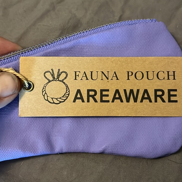 NWT Fauna Pouch Areaware purple cat coin purse - Picture 4 of 5